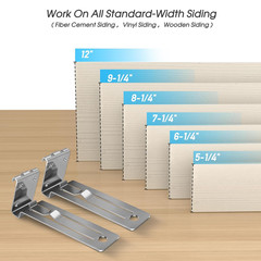 2 Pack Hangers for Hardie Board Siding Tools,5/16-Inch Fiber Cement Lap Siding
