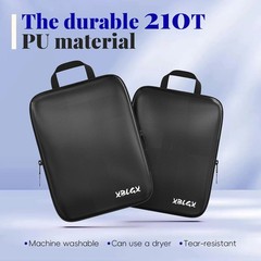 6-Piece Travel Compression Packing Cubes Set Luggage Organizer Bags for Carry-On