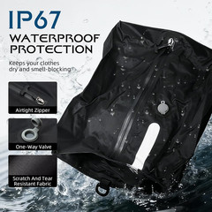 Travel Vacuum Bags With Pump,Space Saver Vacuum Storage Bags, Ip67 Waterproof,Ai