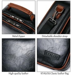 Electronics Travel Organizer Large Electronic Accessories Cable Leather Case
