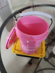 Lowe’s Teeny Tote Mini Storage Container Lowes & Tiny Pink Bucket w/Lid