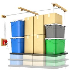 Overhead Garage Lifting Storage Rack, Garage Storage Lift, Garage Ceiling Hoi…