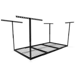 Garage Storage Racks Overhead Garage Ceiling Rack 3x 6FT Storage Rack BLACK