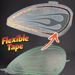 Flexible Vinyl Fine Line Masking Tape for Automotive Custom Paint, No Residue…