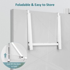 Over The Door Clothes Hanger, Foldable Drying Rack for Coat, Jacket Organizer