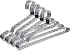 Fayleeko Wire Coat Hangers 40 Pack Strong Heavy Duty Stainless Steel Metal Ultra