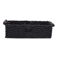 Handwoven Paper Rope Storage Basket For Bathroom Decor Premium AP9