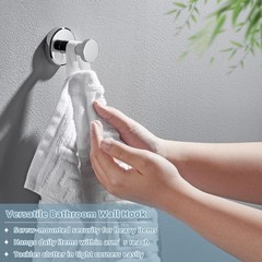 Bathroom Towel Hook Polished Chrome, SUS 304 Stainless Steel Robe Coat Hook Hang