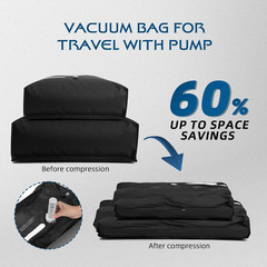Travel Vacuum Bags With Pump,Space Saver Vacuum Storage Bags, Ip67 Waterproof,Ai