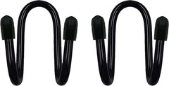 2-Pack Over-the-Seat Headrest Hooks Flexible Rack for Hard Hats, Bags, Coats