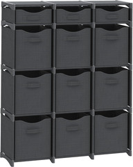 Pink Cube Storage Organizer with 12 Bins – Ideal for Toys, Clothes, and More!