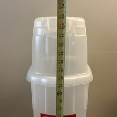 Rubbermaid Wrap N Craft Container Wrapping Paper Organizer Top Storage Clear