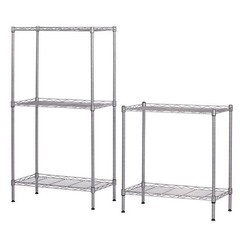 New 5 Tier Wire Shelving Rack Adjustable Shelf Storage Unit Heavy Duty Silver