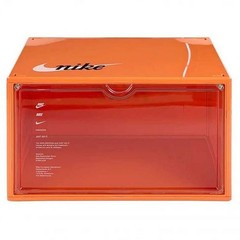 Nike Orange Plastic Shoe Box Storage Case One Piece Brand New Officially Asia
