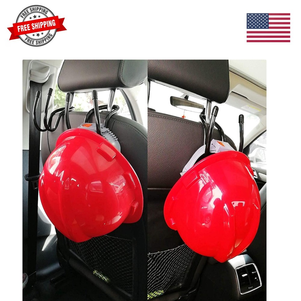Flexible Over The Seat Hard Hat Rack Hard Hat Holder Hard Hat Hanger for Vehi…