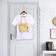 2 Pcs Over The Door Hooks Multipurpose Hanging Storage for Clothes Coats Towels