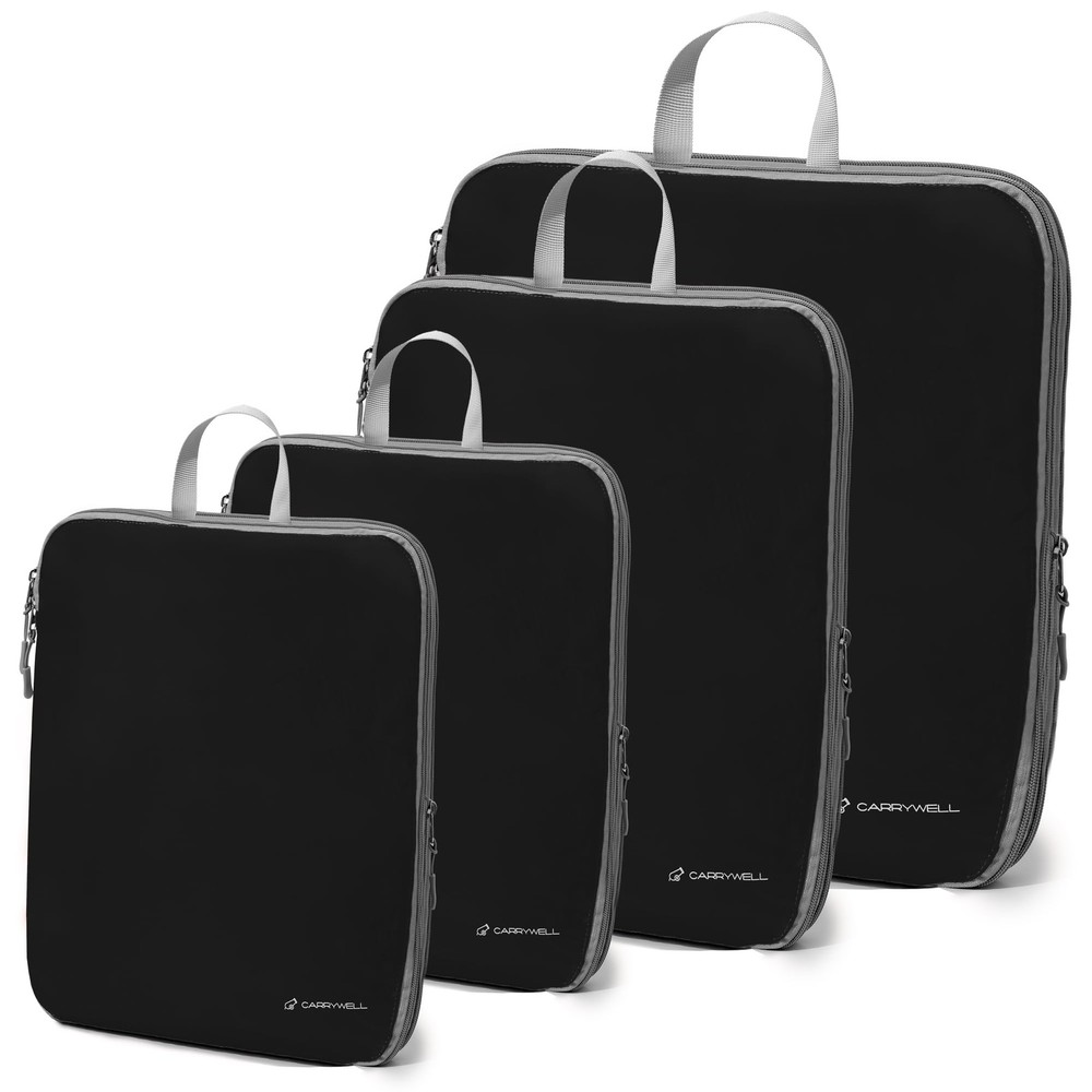 (Not Made In China) Compression Packing Cubes For Travel, Suitcase and Luggag…