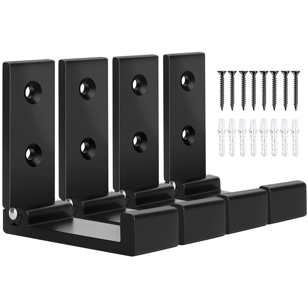 Folding Coat Hooks 4pcs Foldable Hook Wall Mounted for Hanging Coat, Jacket, …