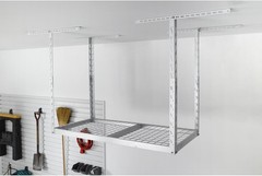 GLADIATOR OVERHEAD GEARLOFT STORAGE RACK 2 X 4 GALS24M1 HAMMERED WHITE
