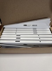 LOT OF 16 Rubbermaid 9″ Twin Track Shelving Bracket WHITE New