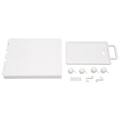 White Storage Box With Lid Universal Wheels Collapsible Storage Organizer