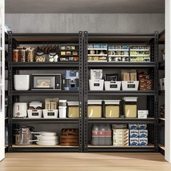 Heavy Duty Metal Storage Rack 5-Tier Adjustable Shelving Unit, Garage or Warehou