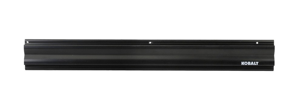 Kobalt 32-in Black Plastic Storage Rail Multipurpose Garage Wall Organizer Home