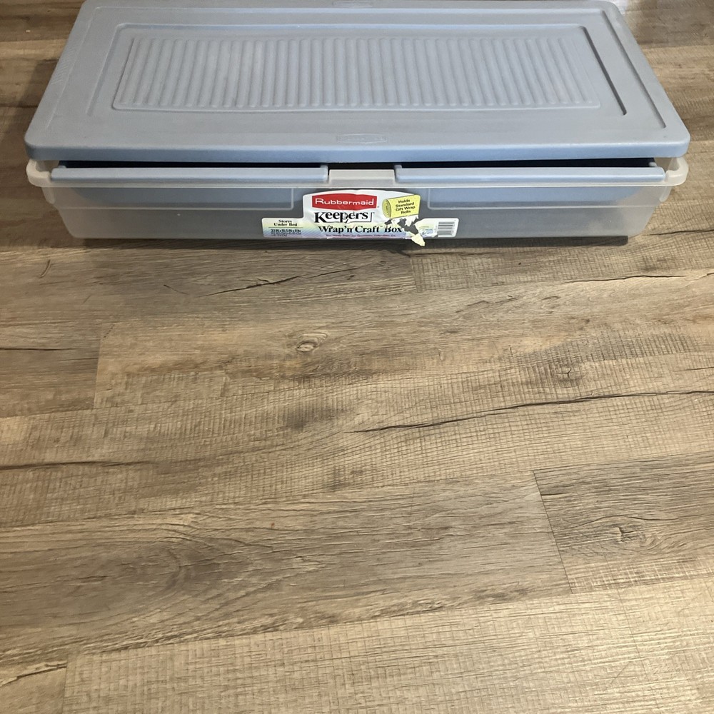 rubbermaid keepers wrap n craft Box 33”x16.5”x6”
