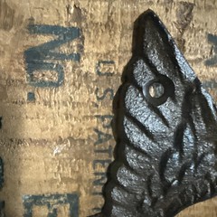 Cast Iron Owl Wall Hook. Great For Towels/robes/ Coats/ Keys.