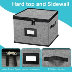 China Storage Containers-Quilted Dish Storage Containers with Lid Hard Shell …