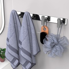 VAEHOLD Hat and Coat Wall Mount “T“ Shape 4 Hooks 1 Pack, Polished Chrome
