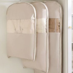 Space Saver Closet Organizer with Self Compression Zipper for Down Coat Jacket