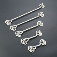 Stainless Steel Cabin Hook And Eye Latch Lock Shed Gate Door Window Catch Holder