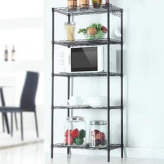 Karl Home 5-Tier Heavy Duty Steel Shelving Unit 21.3 in. W x 59 in. H
