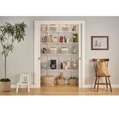 Closet System Kit 16.75 in. D x 48 in. W x 80 in. H White Wire Utility Steel