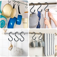3 Inch Vinyl Coated S Hook,S Hooks for Hanging Plants ,10 bundle Non Slip Hea…