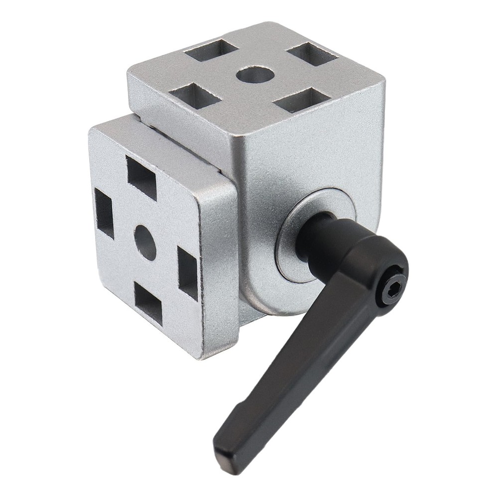 Swivel Aluminum Extrusion Profile Hinge with Handle 4040 Series Pivot Aluminu…