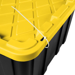 6 Pack Sterilite Large Storage Bin, 27 Gallon Durable Plastic Storage Tote