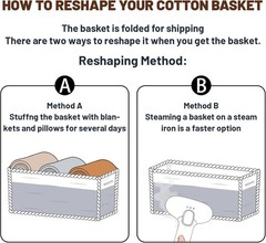 Large Shallow Organizing Baskets 15x11x5.1 Inches Rope Woven Storage Bins
