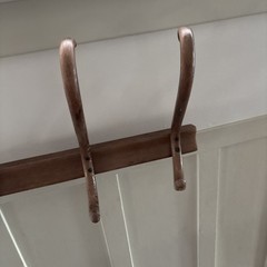 Vintage Bentwood 3 Hook Wall Mount Hat Coat Jacket Scarf Rack Thonet Style Brown