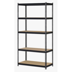 5 Shelf Heavy Duty Steel Muscle Rack Garage Shelving Storage 36″W x 18″D x 72″H