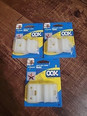3 Packs White Vinyl Siding Hooks (12 Total) No Tools No Holes Reusable,USA made