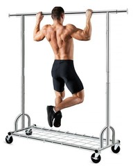 HOKEEPER Clothing Garment Rack Capacity 525LBS Clothing Racks on Wheels Rolling