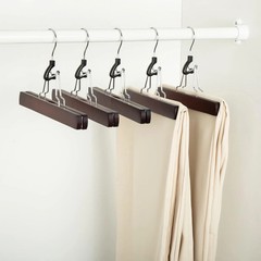 Wooden Pants Hangers Cherry 10 Pack…