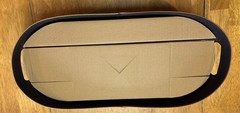 Faux Leather Storage Bin Caddy Towel Drinks 2 Tone Brown New Elegant Decor