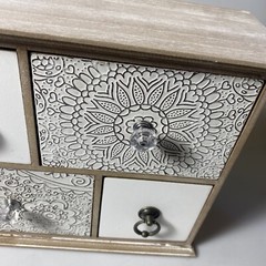DRAWER STORAGE JEWELRY BOX 9”x 11” x 4 1/2”