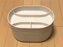 Ikea SAXBORGA Storage box with mirrored lid, plastic cork 9 1/2×6 3/4 ” – NEW