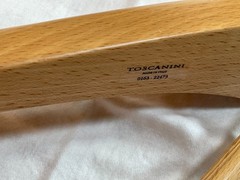 Lot of 5 Wood LORO PIANA Hangers