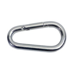 Stainless Steel 3/8″ Pear Shape Snap Hook Carabiner Connector Marine Grade 1 Pc