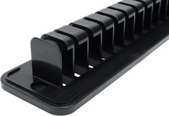 2PCS Wall-Mounted Baseball Cap Organizer Rack 16-Hat Holder with Strong Adhesive